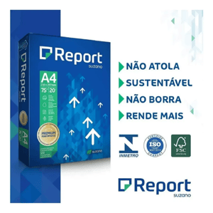 Papel Sulfite A4 Branco Report Premium Suzano - 500 Folhas