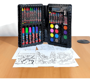 MALETA DE PINTURA INFANTIL - ESTOJO 42PÇ