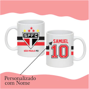 Caneca Branca Personalizada - São Paulo