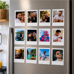 FOTOS POLAROID PERSONALIZADO - COM IMÃ