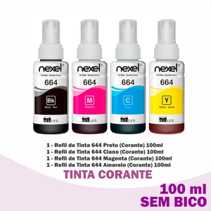 TINTA SIMILAR - 100ML  - 644 -SEM BICO - NEXEL