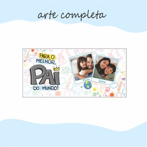 Caneca Branca Personalizada - MELHOR PAI DO MUNDO