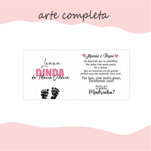 CANECA PORCELANA BRANCA ( DINDA )