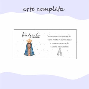 CANECA PORCELANA BRANCA PADRINHO DE CONSAGRAÇÃO