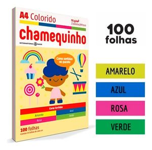 PC CHAMEQUINHO COLOR - 75G - 100FL  21x29,7 cm    