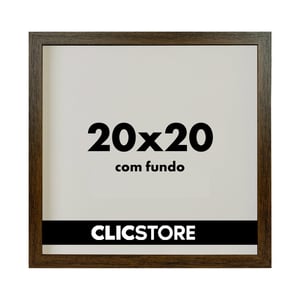 Porta Retrato 20x20 cm - com vidro Base de Madeira com Vidro 20x20 cm    