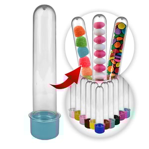 Pacote tubetes acrílico 10 und  13 cm    