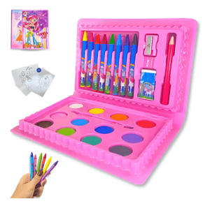 MALETA DE PINTURA INFANTIL - ESTOJO 24PÇ      