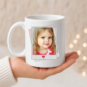 1 Caneca Padrinhos de Batismo - Padrinho ou Madrinha Porcelana 325ml 8 cm de diâmetro e 9,5 cm de altura Branca - Imagem impressa: 21,5 cm x 9,5 cm Sublimação  PERSONALIZAÇÃO DO NOME DA CRIANÇA