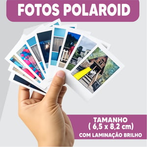 FOTOS POLAROID PERSONALIZADO -  ( TAM. 6,5 x 8,2 cm) Papel fotográfico Brilho 230g 8,2 x 8,5 cm Colorida apenas frente Laminação Brilho COM ou SEM FRASE ENVIAR FOTOS APOS FINALIZAR COMPRA