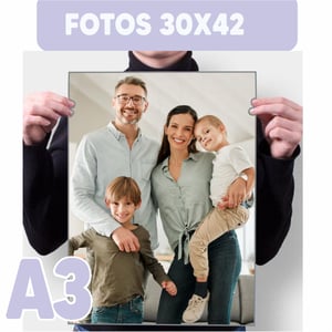 FOTOS 30X42 - IMPRESSÃO FOTOGRÁFICO Papel fotográfico Brilho 230g 30X42 cm ENVIAR FOTOS APOS FINALIZAR COMPRA COM LAMINAÇÃO BRILHO 4x0 impressão frente Quanto maior a quantidade melhor o preço fica!