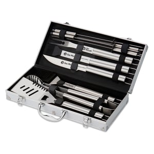 KIT CHURRASCO MALETA ALUMINIO 10 PEÇAS