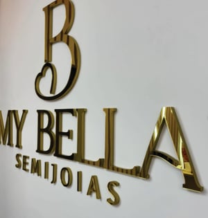 Letreiro de PVC Expandido