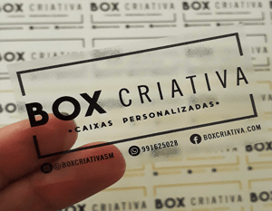 Adesivo Vinil Transparente Brilho