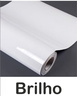 Adesivo Vinil Branco - Sem Impressão