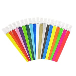 Pulseira da PVC com lacre de segurança sem personalização