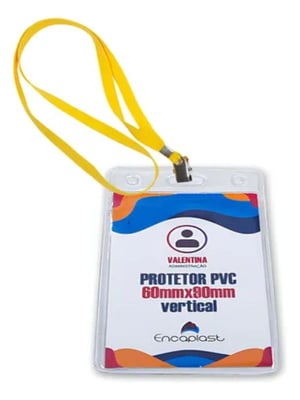 Crachá em PVC