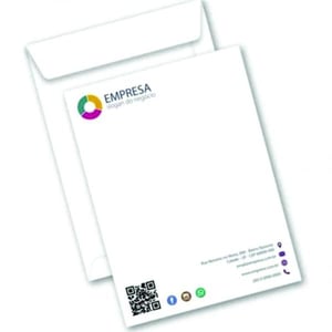 Envelope Personalizado Timbrado 23x33cm
