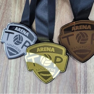 Medalhas em acrílico