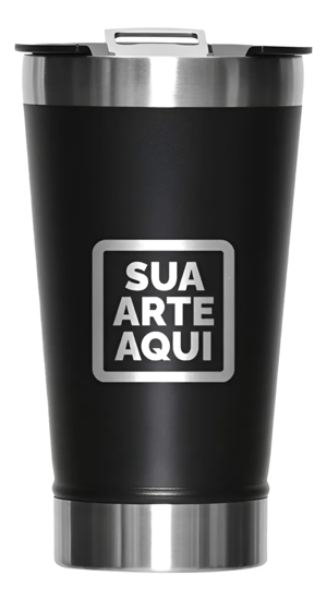 Copo Térmico Alumínio 500ml  Gravação à laser  