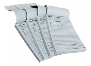Bloco de notas formato 32 Papel normal 10x15cm impressão off-set Sem verniz Corte Reto 100 folhas cada bloco