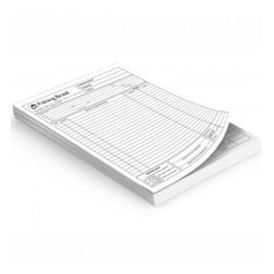 Bloco de notas formato 9 Papel normal 21x30cm impressão off-set Sem verniz Corte Reto 100 folhas cada bloco