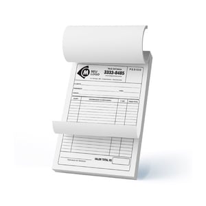 Bloco de notas formato 16 Papel normal 15x22cm impressão off-set Sem verniz Corte Reto 100 folhas cada bloco