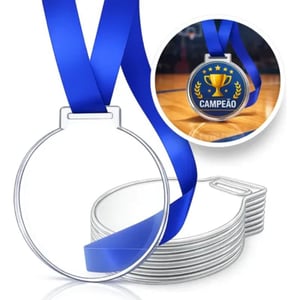 Medalhas em acrílico Acrílico adesivado ou gravado 6 cm colorido  com cordão (cetim 15 mm) Para mais opção de medalhas entrar em contato