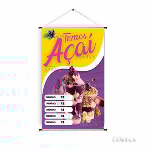 banner prontos tema: Açaí