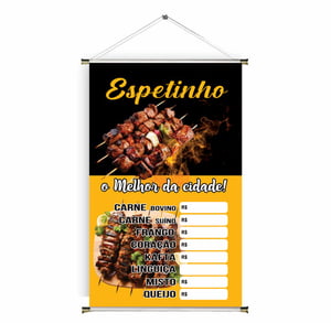 banner prontos modelos variados tema: Espestinho/ Churrasco