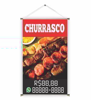 banner prontos modelos variados tema: Espestinho/ Churrasco
