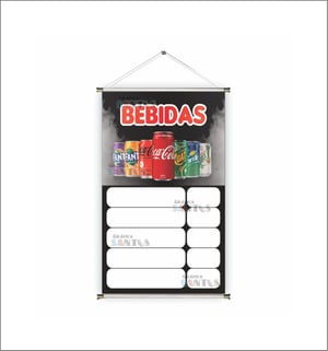 Banner prontos modelos variados tema: Distribuidora de bebidas