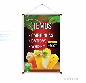 Banner prontos modelos variados tema: Distribuidora de bebidas