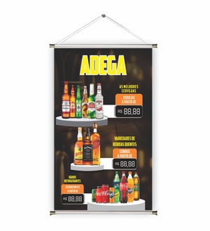Banner prontos modelos variados tema: Adega