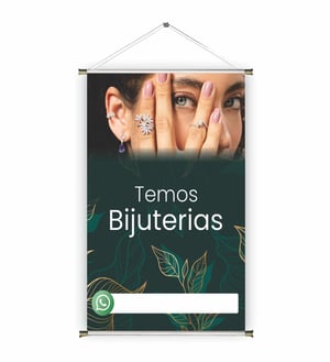 Banner prontos modelos variados tema: Bijuteria