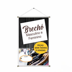 Banner prontos modelos variados tema: Brechó