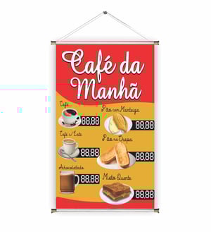 Banner prontos modelos variados tema: Café da manhã