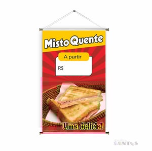 Banner prontos modelos variados tema: Pão na chapa