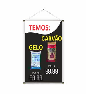 Banner prontos modelos variados tema: Carvão/Gelo