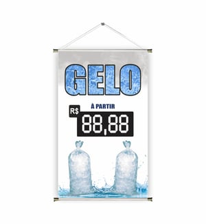 Banner prontos modelos variados tema: Gelo