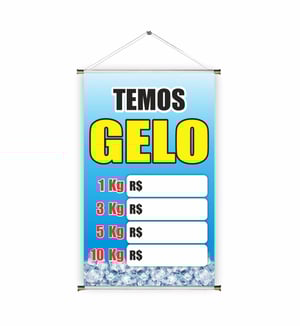 Banner prontos modelos variados tema: Gelo