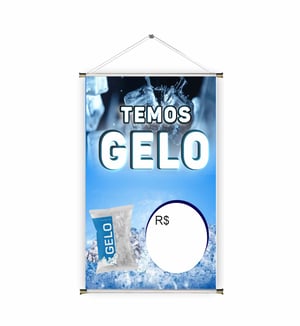 Banner prontos modelos variados tema: Gelo