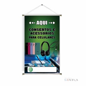 Banner prontos modelos variados tema: Assistência Técnica Celular
