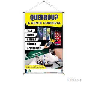 Banner prontos modelos variados tema: Assistência Técnica Celular