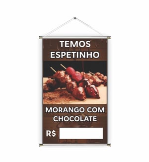 Banner prontos modelos variados tema: Chocolate
