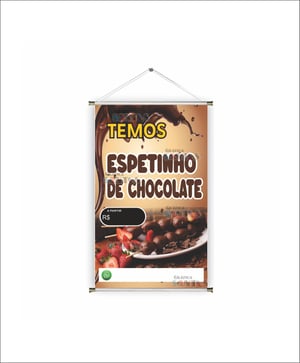 Banner prontos modelos variados tema: Chocolate