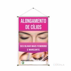 Banner prontos modelos variados tema: Extenção de cílios