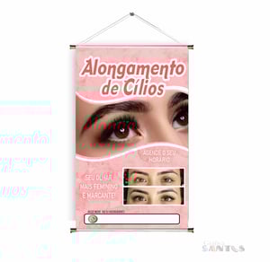 Banner prontos modelos variados tema: Extenção de cílios