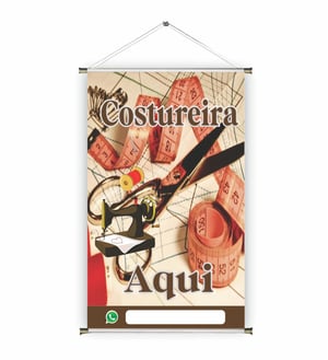 Banner prontos modelos variados tema: Costureira