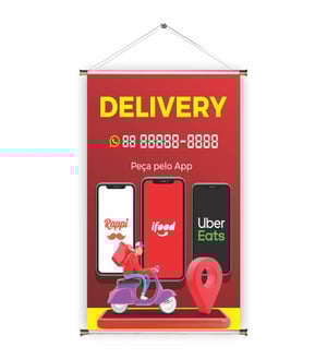 Banner prontos modelos variados tema: Delivery